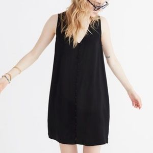 MADEWELL BLACK HEATHER DRESS SLEEVELESS SMALL